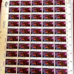 Sybil Ludington  stamps 8 Cents.